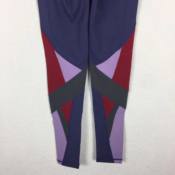 Vie Active Lulu Colorblock High Rise Full Leggings Small - Picture 12 of 14